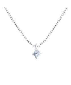 CZ Silver Necklace SPE-5657
